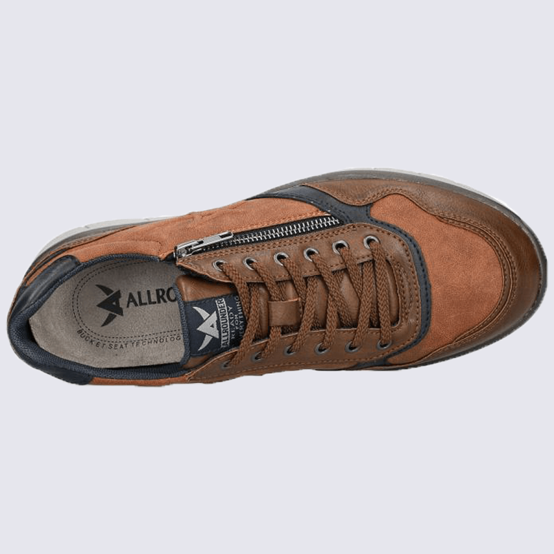 Baskets Allrounder, baskets confortables homme marron Igert