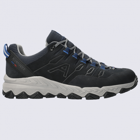 Chaussures Allrounder, chaussures de randonnée homme cuir velours bleu Chaussures Allrounder, chaussures de randonnée homme cuir velours bleu