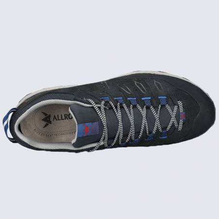 Chaussures Allrounder, chaussures de randonnée homme cuir velours bleu Chaussures Allrounder, chaussures de randonnée homme cuir velours bleu