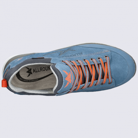 Baskets Allrounder, baskets confortables femme orange et bleu