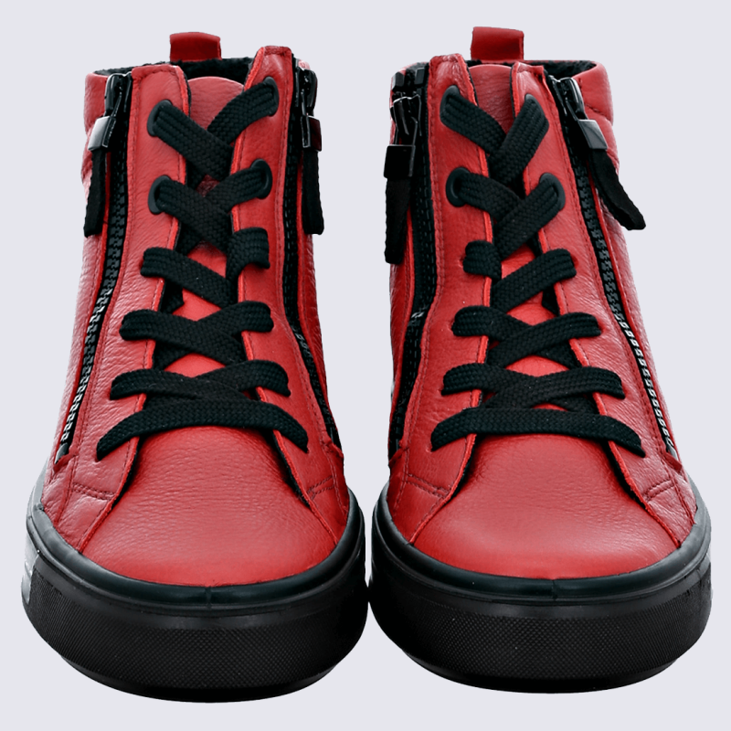 Chaussure montante rouge shop