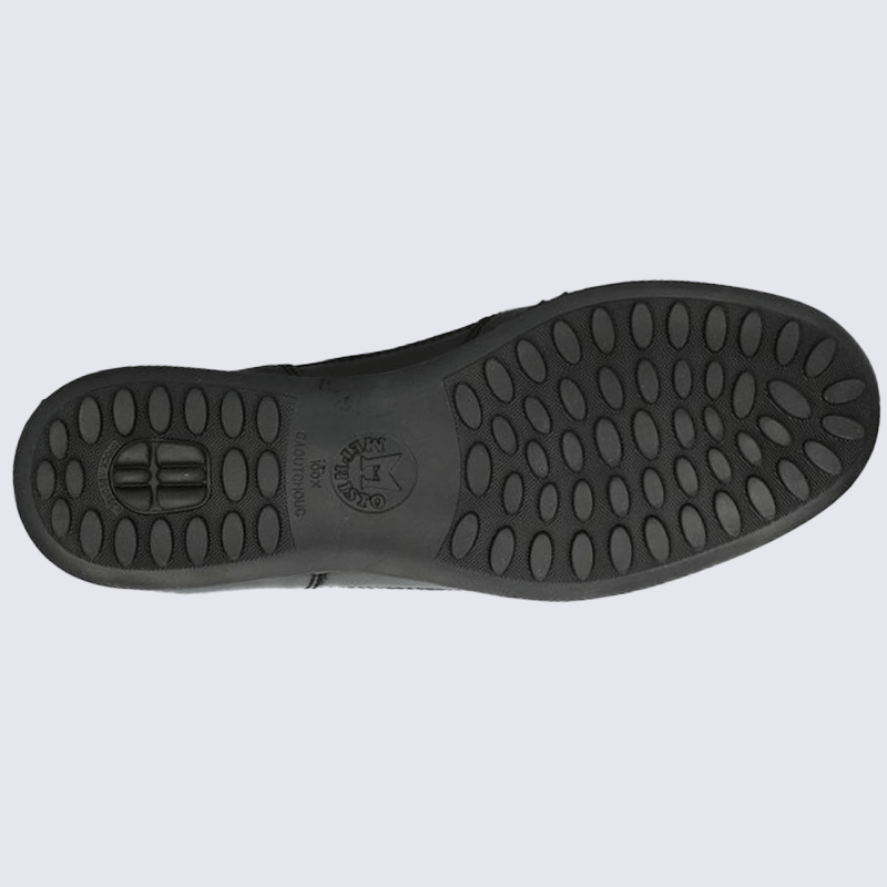 Baskets Mephisto, baskets élégantes homme en cuir noir