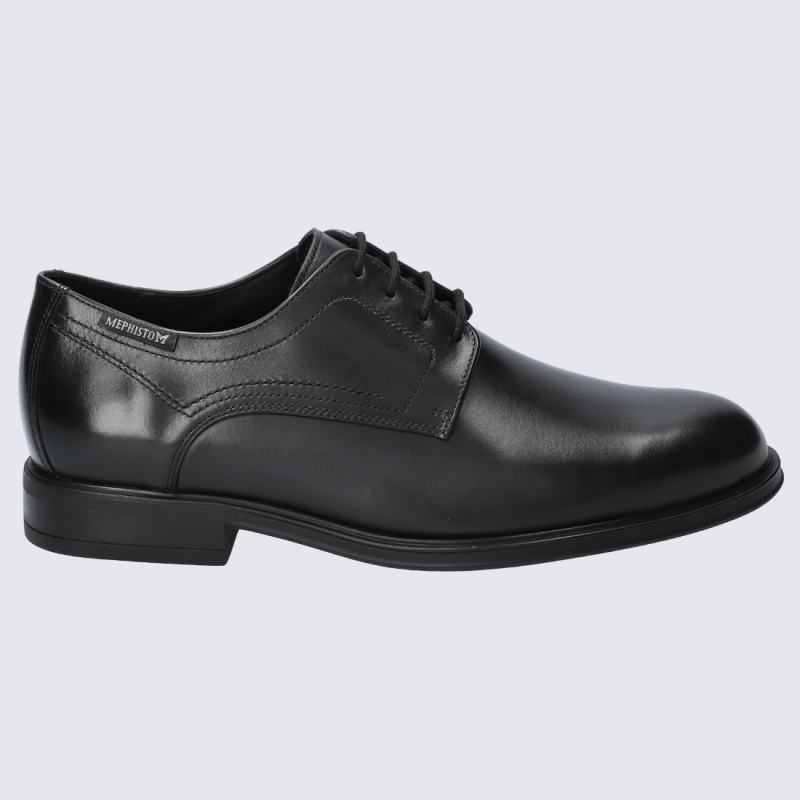 Chaussures Mephisto chaussures de ville homme en cuir lisse noir Igert Chaussures Maroquinerie
