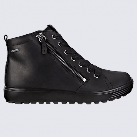 Baskets montantes Ecco, baskets montantes Gore-Tex femme noir