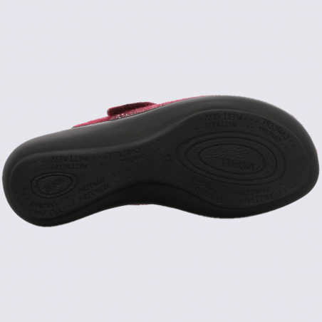 Mules Westland by Josef Seibel, mules femme en feutre rouge Mules Westland by Josef Seibel, mules femme en feutre rouge