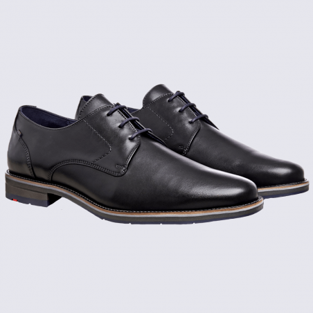 Derby homme Lloyd, derby élégant homme en cuir noir