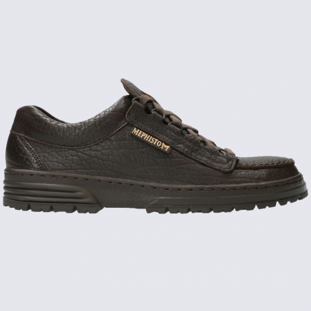 Chaussures Mephisto, chaussures outdoor homme en cuir marron
