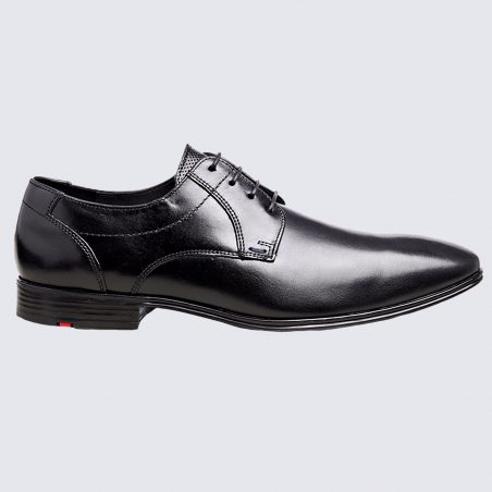 Derby homme Lloyd, derby chic homme en cuir noir