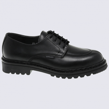 Chaussures Mephisto, chaussures de villes homme en cuir noir Chaussures Mephisto, chaussures de villes homme en cuir noir