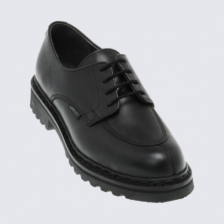 Chaussures Mephisto, chaussures de villes homme en cuir noir Chaussures Mephisto, chaussures de villes homme en cuir noir