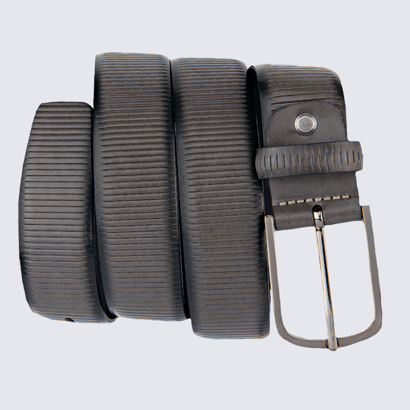 Ceinture Bernd Götz, ceinture tendance et chic femme en cuir gris