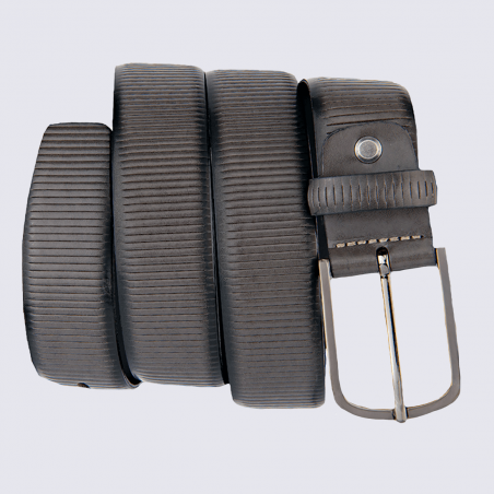 Ceinture Bernd Götz, ceinture tendance et chic femme en cuir gris