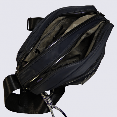 Petit sac à bandoulière Georges Rech, petit sac à bandoulière homme noir