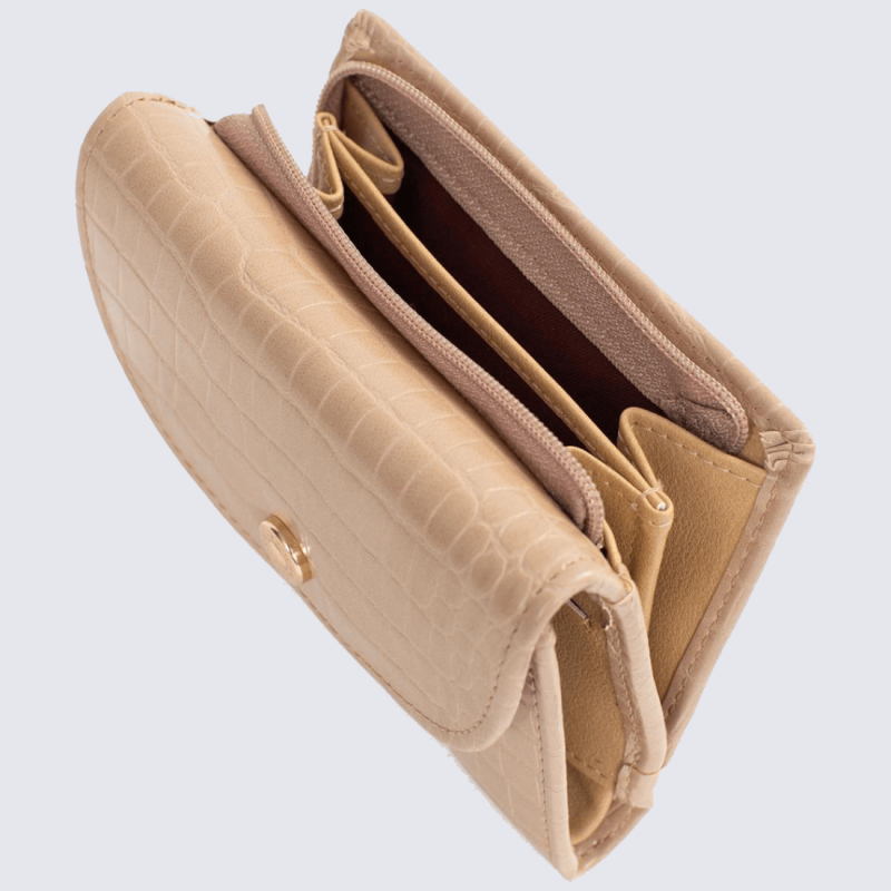Portefeuille Long Bugatti Ella Pour Femme – Similicuir – Grand Format Avec Nombreux Compartiments – 19x10cm