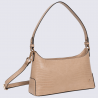Sac porté épaule Hexagona, sac baguette imitation croco femme beige Sac porté épaule Hexagona, sac baguette imitation croco femme beige