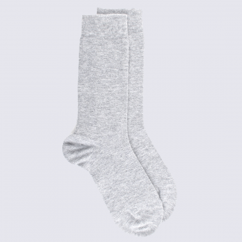 Chaussettes Doré Doré, chaussettes viscose angora femme gris clair