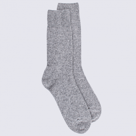 Chaussettes Doré Doré, chaussettes en laine et cachemire homme gris