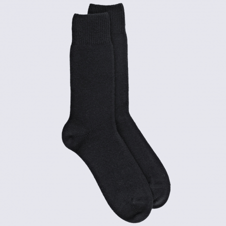 Chaussettes Doré Doré, chaussettes en laine et cachemire homme noir