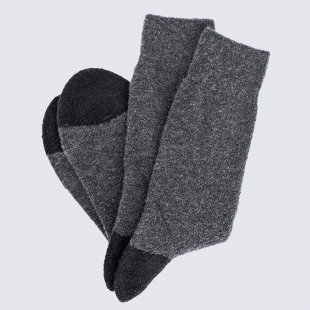 Chaussettes Doré Doré, chaussettes en laine polaire bicolore homme