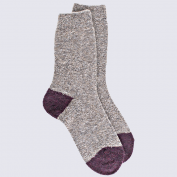 Chaussettes Doré Doré, chaussettes chaudes élégantes en laine mérinos homme  marron/bleu I Igert Chausseur & Maroquinier