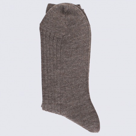 Chaussettes Doré Doré, chaussettes chaudes en laine homme gris