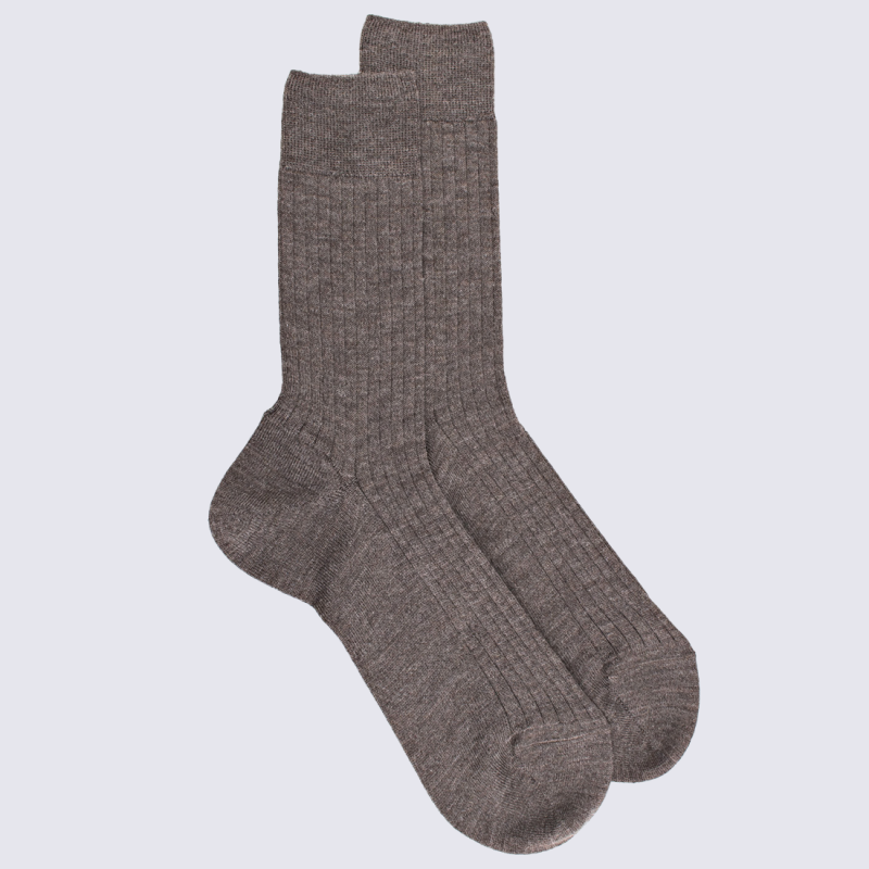 Chaussettes Doré Doré, chaussettes chaudes en laine homme gris I