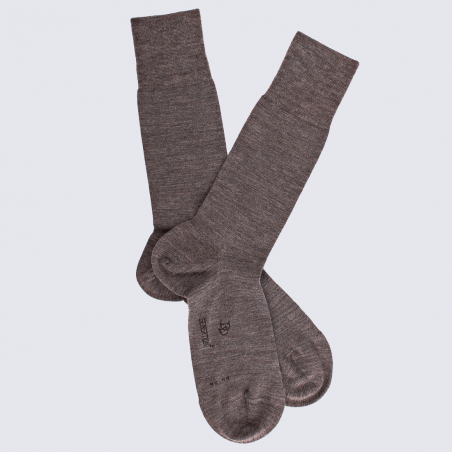 Chaussettes Doré Doré, chaussettes en laine et coton homme gris