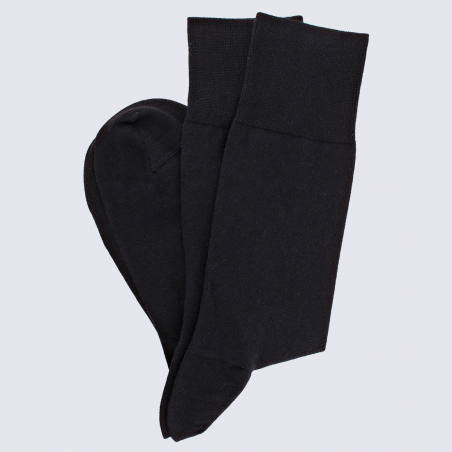 Chaussettes Doré Doré, chaussettes en laine et coton homme noir