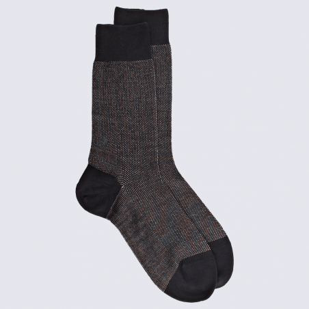 Chaussettes Doré Doré, chaussettes chaudes élégantes en laine homme bleu noir