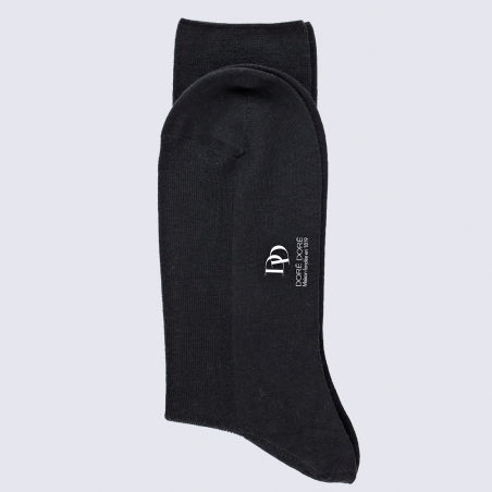 Chaussettes Doré Doré, chaussettes en laine confort homme noir