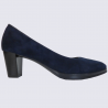 Escarpins Ara, escarpins confortables femme en cuir velours bleu Escarpins Ara, escarpins confortables femme en cuir velours bleu