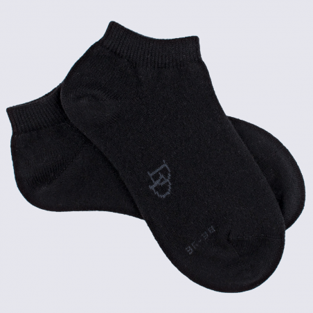 Chaussettes femme Douceur en laine mérinos et cachemire - Noir | Doré Doré