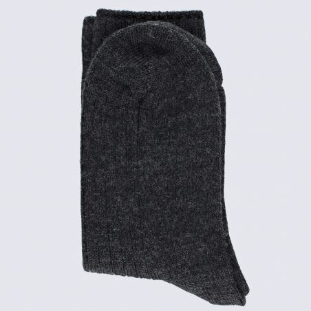 Chaussettes Doré Doré, chaussettes en laine femme anthracite