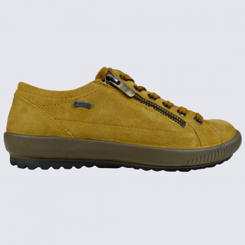 Baskets Legero, baskets femme en cuir jaune