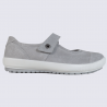 Ballerines à bride Legero en cuir gris