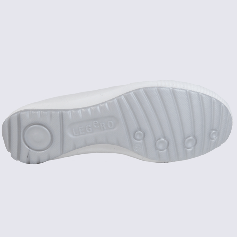 Ballerines à bride Legero en cuir gris