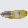 Ballerine à bride Josef Seibel en cuir jaune
