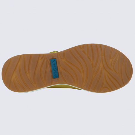 Ballerine à bride Josef Seibel en cuir jaune