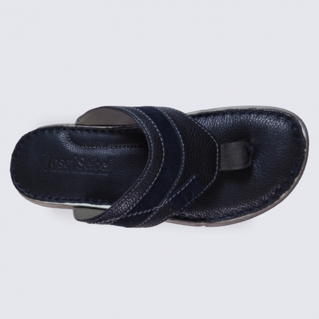 Entre-doigts pour homme Josef Seibel en cuir bleu marine