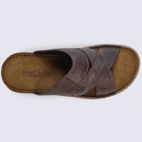 Mules Homme Josef Seibel en cuir Brazil