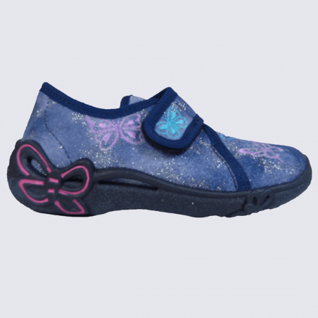 Chausson papillons fille Superfit à velcro Chausson papillons fille Superfit à velcro