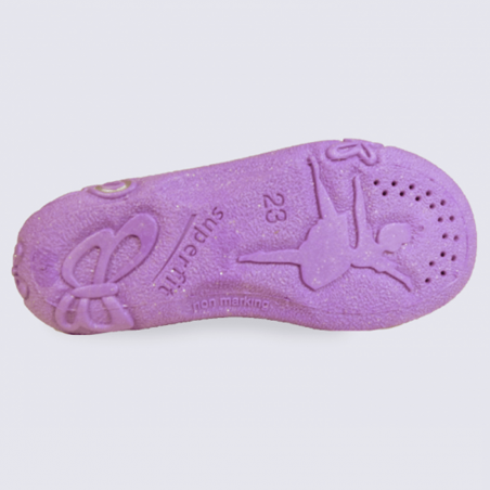 Chaussons pour fille Superfit à velcro motif princesse