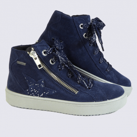 Chaussures pour fille Superfit en cuir bleu