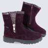 Bottines pour fille Superfit en cuir bordeaux Bottines pour fille Superfit en cuir bordeaux
