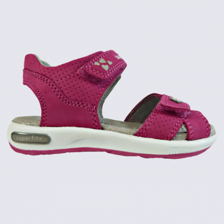 Sandales Superfit, sandales tendances pour fille rose