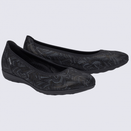 Ballerines Mephisto, ballerines pour femme en cuir noir