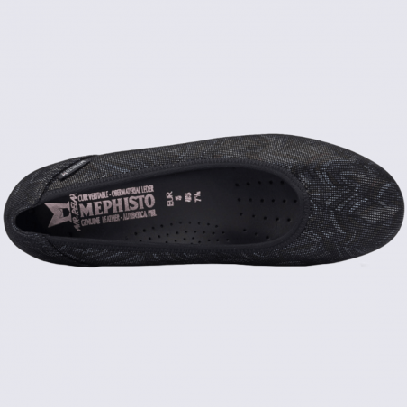 Ballerines Mephisto, ballerines pour femme en cuir noir