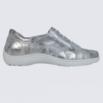 Basket argenté femme Waldläufer tendance et confort