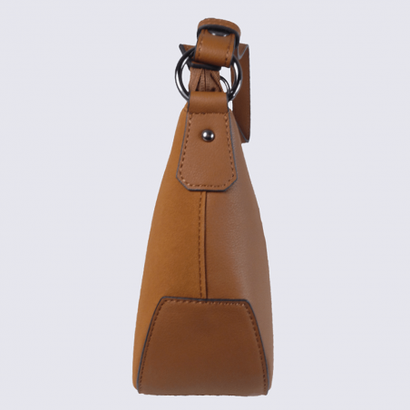 Sac camel porté épaule Hexagona à motif tendance