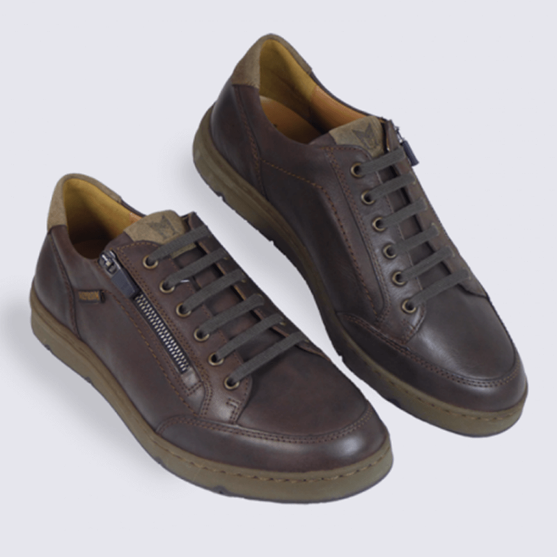 Chaussures Mephisto homme en cuir à glissière